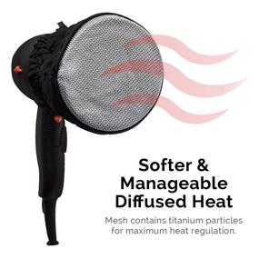 img 3 attached to 💨 Enhance Your Curly Hair with our Metal Mesh Curly Hair Dryer Diffuser Attachment by M Hair Designs