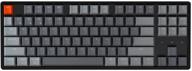 💻 mac-compatible keychron k8 tenkeyless wireless mechanical keyboard - bluetooth rgb backlight, multitasking type-c wired gaming keyboard for windows - gateron blue switch, aluminum frame logo