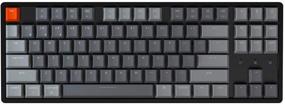 img 4 attached to 💻 Mac-Compatible Keychron K8 Tenkeyless Wireless Mechanical Keyboard - Bluetooth RGB Backlight, Multitasking Type-C Wired Gaming Keyboard for Windows - Gateron Blue Switch, Aluminum Frame