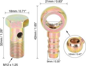 img 2 attached to AUTOHAUX Diameter Fittings Washer Motorcycle