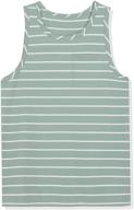 lars amadeus striped sleeveless medium logo