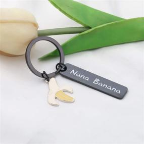 img 3 attached to 🍌 BAUNA Grandma Keychain: Hilarious Nana Banana Key Ring Gift for Grandmothers