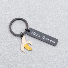 img 2 attached to 🍌 BAUNA Grandma Keychain: Hilarious Nana Banana Key Ring Gift for Grandmothers