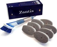 zantis soap dispensing 🧼 dish brush + 8 extra heads logo