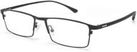 👓 duhkp black full frame nearsighted shortsighted myopia glasses lens: a stylish solution for women/men logo