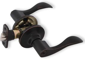 img 1 attached to 🔒 Honeywell Safes & Door Locks 8106401: Enhance Security with the Oil Rubbed Bronze Locking Door Lever