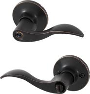 🔒 honeywell safes & door locks 8106401: enhance security with the oil rubbed bronze locking door lever логотип