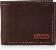 👔 columbia men's passcase wallet with blocking function – essential men's accessories logo