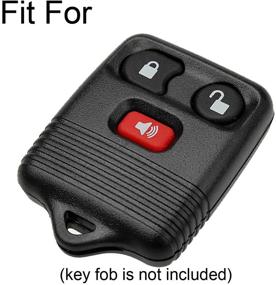 img 3 attached to 🔑 2Pcs Coolbestda Smart Silicone Key Fob Cover Case for Ford F150 F250 F350 Explorer Ranger Escape Expedition - Keyless Entry Protector Jacket Holder