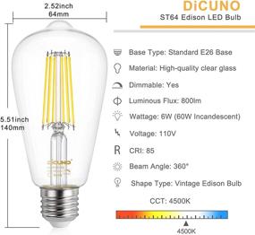 img 1 attached to DiCUNO Equivalent Daylight Brightness Industrial: Optimal Lighting Solution for Industrial Spaces