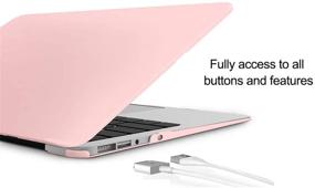 img 1 attached to 🌸 Ideal Protection Bundle for MacBook Pro 15 Inch A1990/A1707 - Rose Quartz