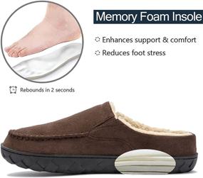 img 3 attached to Auzons Moccasin Slippers Adjustable Outdoor