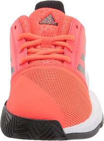 img 3 attached to 👟 Adidas Courtjam Tennis Solar Unisex Girls' Athletic Shoes: Performance and Style Combined