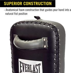 img 1 attached to 🥊 Ultimate Training Partner: Everlast Thai Pad (Black)