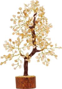 img 3 attached to 🌳 PYOR Citrine Crystal Feng Shui Tree - Citrine Crystals for Positive Energy - Money Tree Décor - Luck Bonsai Money - Spiritual Gift and Healing Stones