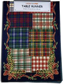 img 2 attached to 🎄 Transform Your Home with Homvare Christmas Holiday Tapestry Parties Plaid: A Festive Delight for Your Seasonal Decor