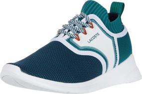 img 1 attached to Кроссовки Lacoste Sense зеленого цвета среднего размера для мужчин в стиле модных кроссовок.