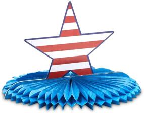 img 1 attached to Patriotic Party Decoration Honeycomb Centerpiece