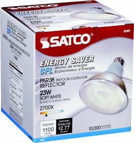 img 1 attached to 💡 Satco S7201 23W PAR38 LED Bulb - 2700K, 120V - UL Wet Location Listed - 75W Incandescent Equivalent