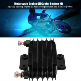 img 1 attached to KIMISS Aluminum Cooling Radiator 100CC 150CC Replacement Parts