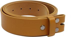 img 4 attached to Black Smooth Finish Leather Strap - Large