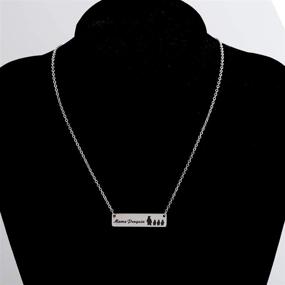 img 2 attached to 🐧 ENSIANTH Mama Penguin Necklace - Adorable Penguin Family Jewelry for Mother and Wife