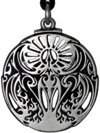 🔥 pewter mythical rite of the phoenix fire bird pendant: unleash your inner power logo
