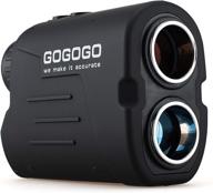 🎯 gogogo clear view 6x magnification laser rangefinder for golf/hunting, 650/900 yards range, accurate measurement, slope function, pin-seeker, flag-lock & vibration technology логотип