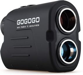 img 4 attached to 🎯 Gogogo Clear View 6X Magnification Laser Rangefinder for Golf/Hunting, 650/900 Yards Range, Accurate Measurement, Slope Function, Pin-Seeker, Flag-Lock & Vibration Technology