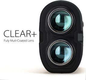 img 2 attached to 🎯 Gogogo Clear View 6X Magnification Laser Rangefinder for Golf/Hunting, 650/900 Yards Range, Accurate Measurement, Slope Function, Pin-Seeker, Flag-Lock & Vibration Technology