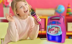 img 2 attached to 🎤 eKids Bluetooth Portable Karaoke Microphone for Kids' Electronic Entertainment
