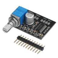 drok super small 3w+3w dc 5v audio amplifier 🔊 module board dual-channel pam8403 stereo amplifiers for diy portable with potentiometer logo