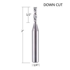img 3 attached to 🪚 SpeTool DownCut Carbide Cutter with Enhanced Cutting Diameter