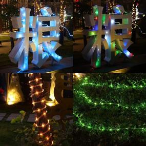 img 2 attached to 🎉 YONGHE 100 LED Rope Lights: Waterproof, 16 Colors, Remote Control, USB Powered, Versatile Decorative Lighting for Christmas, Parties, Gardens, Camping, Bedroom
