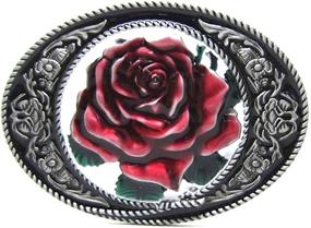 img 3 attached to 🌸 Vintage Floral Cowgirl Buckles - Must-Have Women's Accessories by MASOP