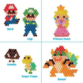 img 1 attached to Unleash Your Child's Creativity with Aquabeads Super Mario™ Character Set, The Ultimate Bead Art Kit for Kids Crafts and Activities (Ages 4+)