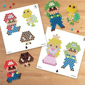 img 3 attached to Unleash Your Child's Creativity with Aquabeads Super Mario™ Character Set, The Ultimate Bead Art Kit for Kids Crafts and Activities (Ages 4+)