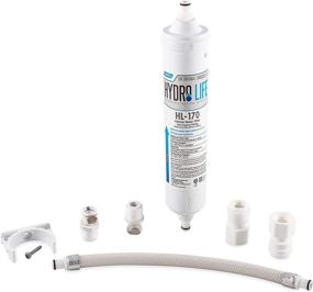 img 3 attached to 💧 White Hydro Life 52103 HL-170 QC Under Counter Water Filter Kit