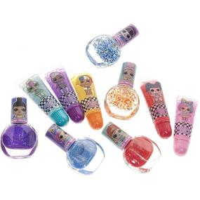 img 3 attached to L.O.L Surprise! Townley Girl Super Sparkly Makeup Set for Kids: Lip Gloss, Nail Polish, Nail Stickers - Ideal for Parties, Sleepovers, Makeovers - Ages 5+, 11 Pcs