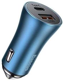 img 1 attached to USB C Car Charger Baseus 40W Metal Fast Car Charger