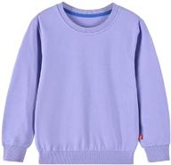 👧 active girls' clothing: toddler pullover crewneck sweatshirts for sweatshirt logo