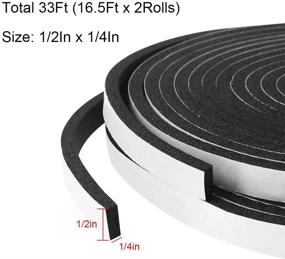 img 3 attached to 🚪 Efficient Insulation Stripping Soundproof Weatherstrip for Commercial Door Products