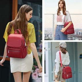 img 3 attached to 👜 Классические черные женские сумки, кошельки и модные рюкзаки: O138E Rucksack - Лучший выбор!