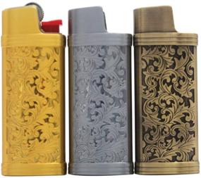 img 4 attached to Lucklybestseller Vintage Floral Lighter Holder