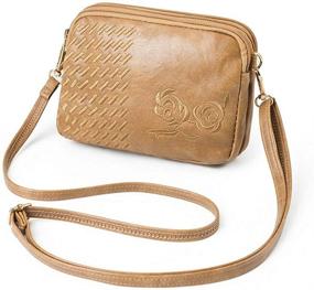 img 2 attached to Duketea Triple Crossbody Purse Crossover Women's Handbags & Wallets and Crossbody Bags