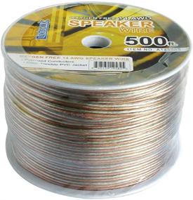 img 1 attached to 🔊 Кабель динамиков Luxtronic 14 AWG с кислородом 500' FT премиум-качества: жилованный & гибкий для высокого аудио-качества