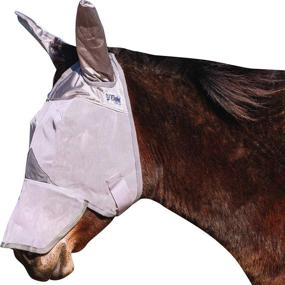 img 3 attached to Cashel Crusader Standard Mule Donkey Fly Mask with Extended Nose and Ear Coverage