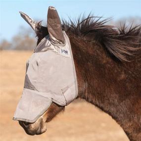 img 2 attached to Cashel Crusader Standard Mule Donkey Fly Mask with Extended Nose and Ear Coverage