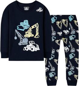 img 3 attached to Qtake Fashion Pajamas Toddler Children