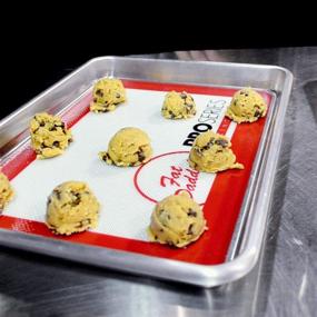 img 3 attached to High-Quality Fat Daddio's Non-Stick Half Sheet Silicone Baking Mat: 11.625 x 16.5 Inch - Perfect for Easy Baking!